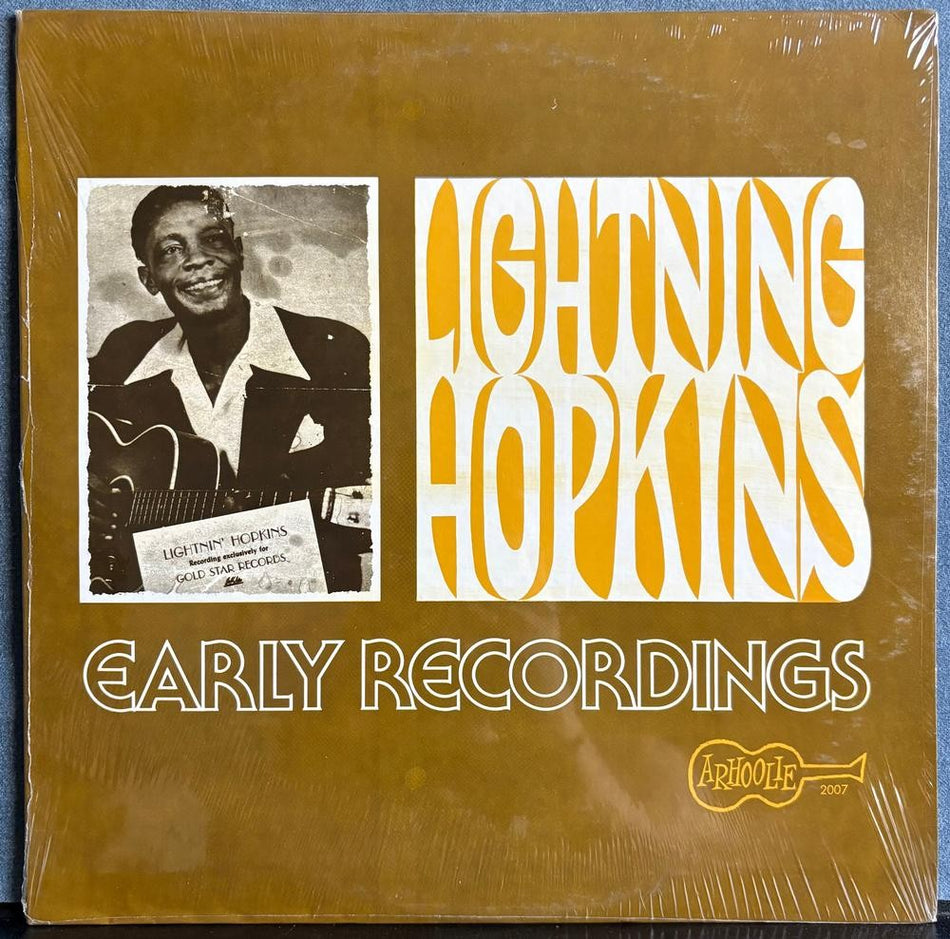 LIGHTNING HOPKINS EARLY RECORDINGS~SEALED 1976 ARHOOLIE COMP RE LP~COUNTRY BLUES