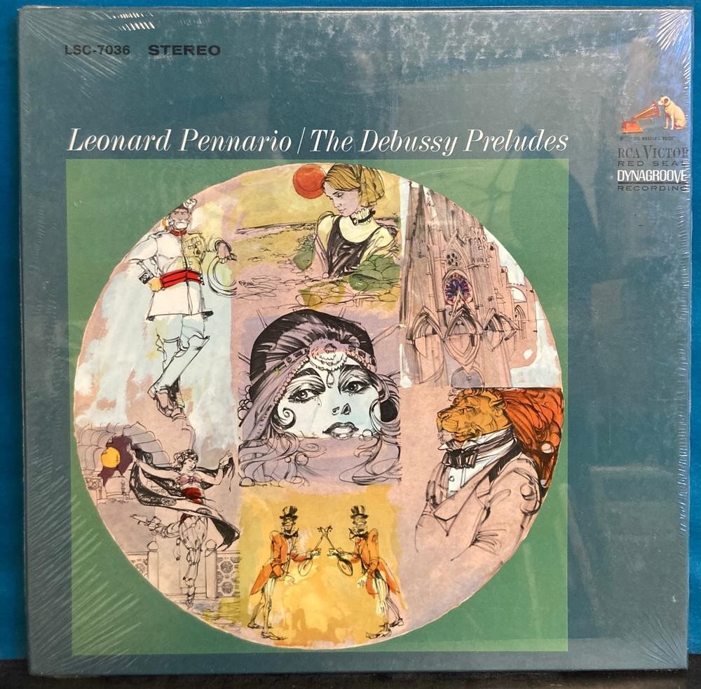 LEONARD PENNARIO DEBUSSY PRELUDES~SEALED 1965 RCA RED SEAL 2-LP BOX SET~LSC-7036