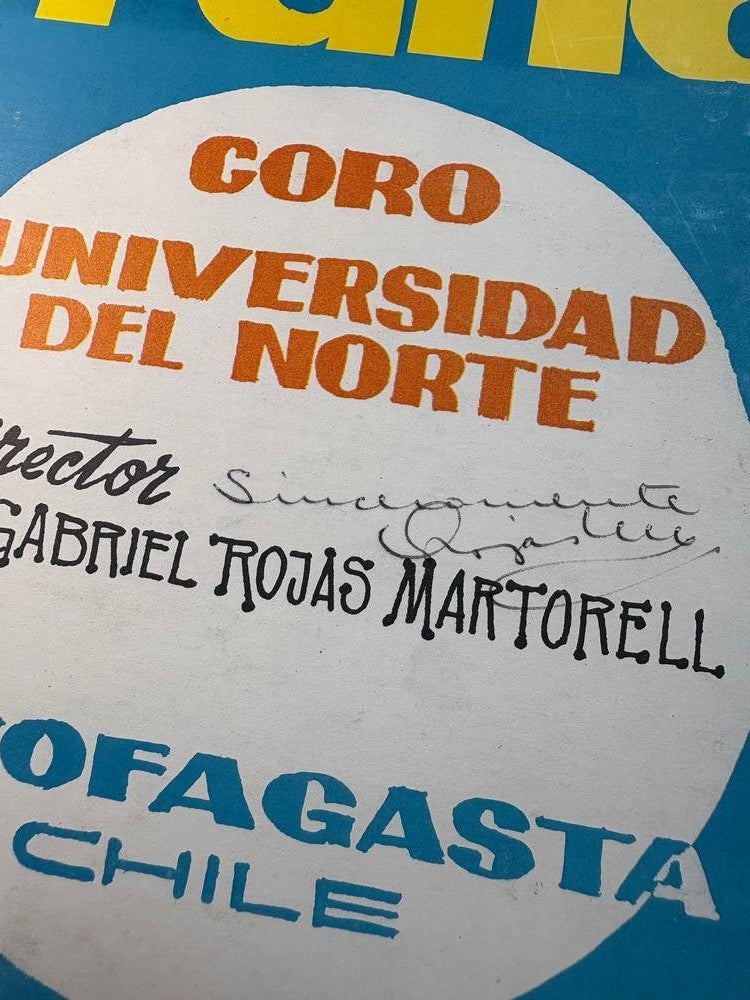 CORO UNIVERSIDAD DEL NORTE~CANTATA FOLKLORICA NORTINA CORDILLERANA~1973 CHILE LP