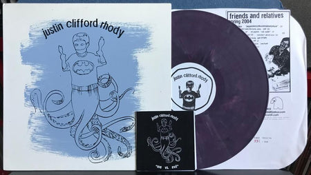 JUSTIN CLIFFORD RHODY~LITTLE WINGS~ME VS EVIL/MAGIC WOOD SPLIT~#'D PURPLE VINYL