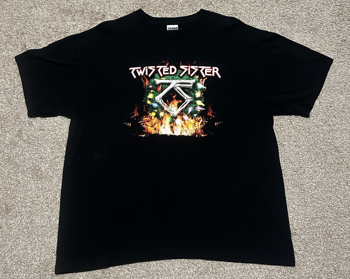 TWISTED SISTER 2006 TOUR T-SHIRT~A TWISTED CHRISTMAS~XL~BLACK~EXC~RARE~VINTAGE