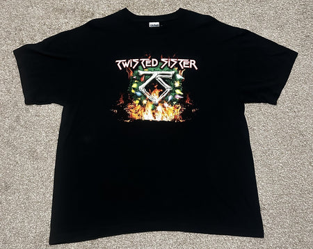 TWISTED SISTER 2006 TOUR T-SHIRT~A TWISTED CHRISTMAS~XL~BLACK~EXC~RARE~VINTAGE
