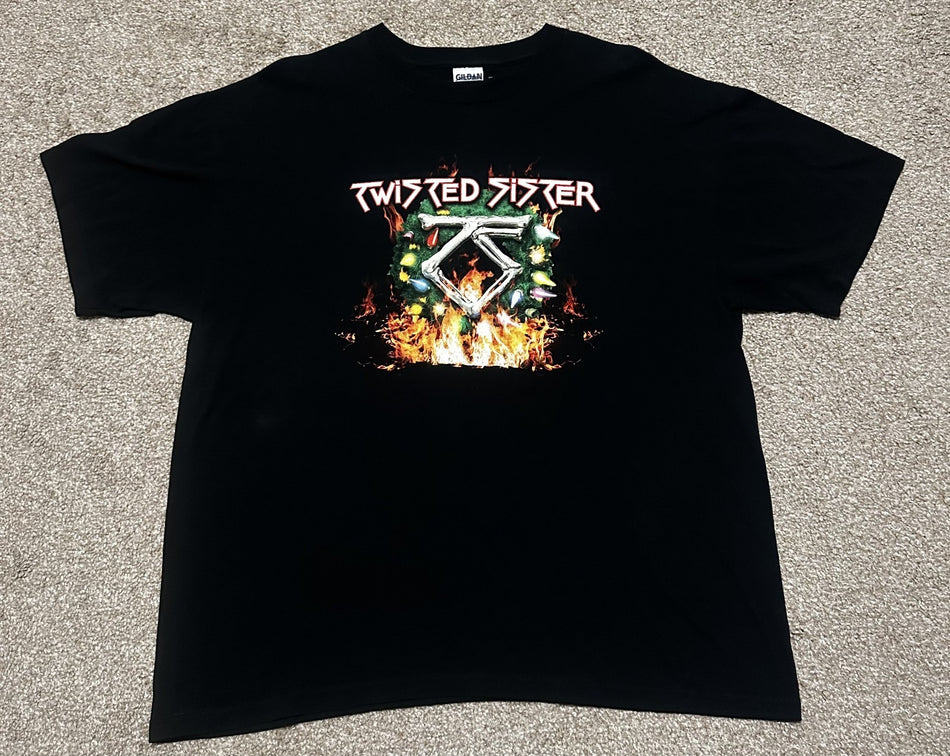 TWISTED SISTER 2006 TOUR T-SHIRT~A TWISTED CHRISTMAS~XL~BLACK~EXC~RARE~VINTAGE