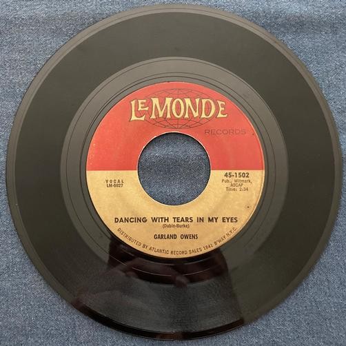 GARLAND OWENS~I WANT TO KNOW IF YOU LOVE ME~VG+ LeMONDE 7' 45 RPM SNGL~NO SOUL