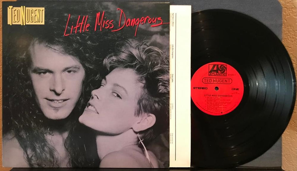 TED NUGENT LITTLE MISS DANGEROUS~NM- 1986 ATLANTIC SPECIALTY PRESS LP~INNER SLV