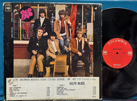MOBY GRAPE SELF-TITLED LP PROMO COVER w/UNCENSORED FINGER COVER~CL 2698 MONO