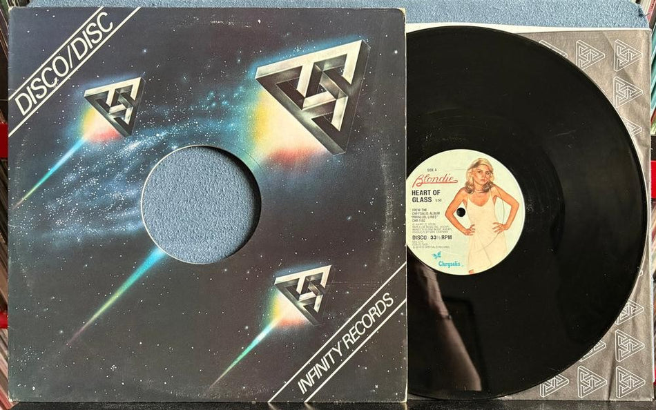 BLONDIE HEART OF GLASS / INSTRUMENTAL~1978 CHRYSALIS 12-INCH SINGLE LP~NEW WAVE