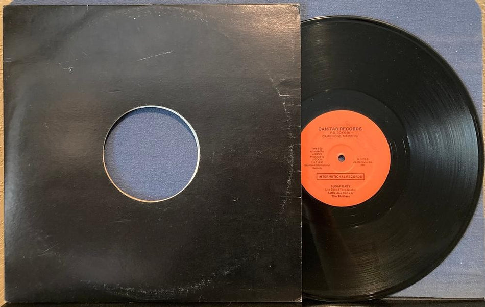 LITTLE JOE COOK & THE THRILLERS~CANT TURN BACK NOW~SUGAR BABY~NM- 1983 SINGLE LP