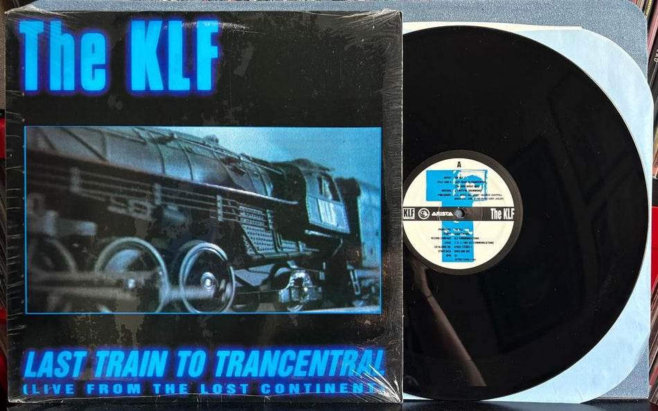 THE KLF LAST TRAIN TO TRANCENTREAL LIVE FROM LOST CONTINENT~1991 12-INCH~SHRINK