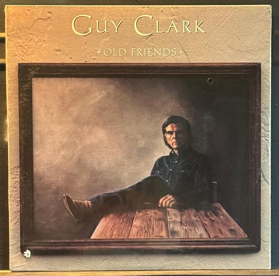 GUY CLARK OLD FRIENDS~SEALED 1988 SUGAR HILL LP~BREATHE HOLES~COUNTRY LEGEND