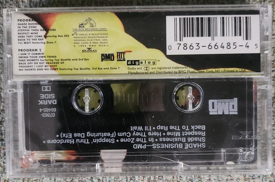 PMD SHADE BUSINESS~SEALED ORIGINAL 1994 CASSETTE~EAST COAST RAP / HIP HOP       