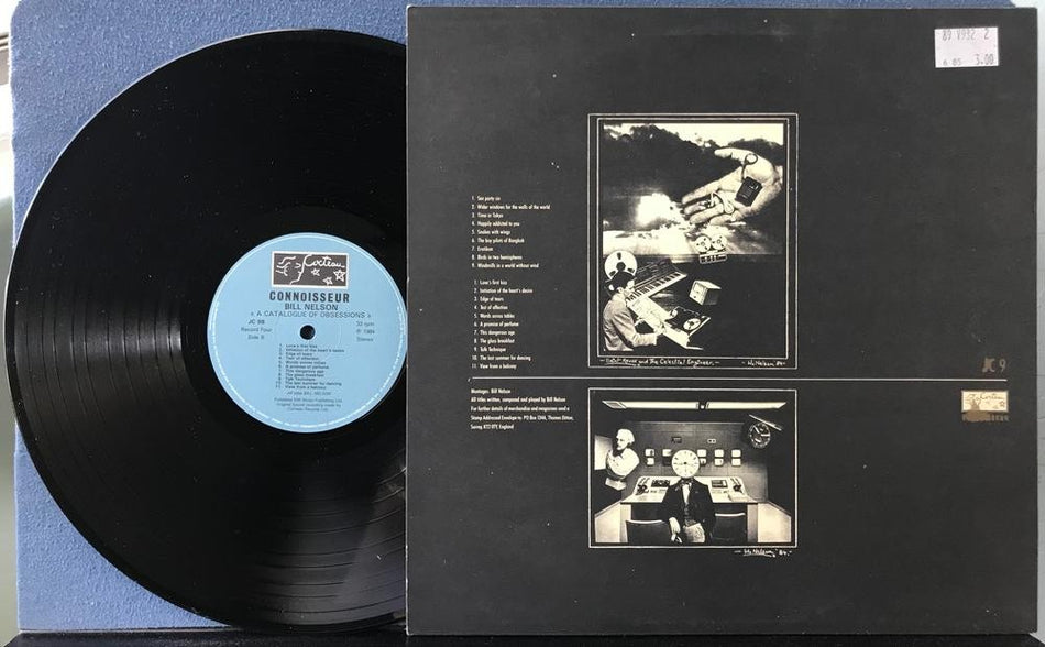 BILL NELSON CATALOGUE OF OBSESSIONS~NM 1989 COCTEAU CONNOISSEUR UK LP~BE BOP DLX