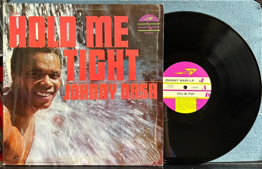 JOHNNY NASH HOLD ME TIGHT~ORIG 1968 JAD LP w/SHRINK~REGGAE~PETER TOSH~WAILERS