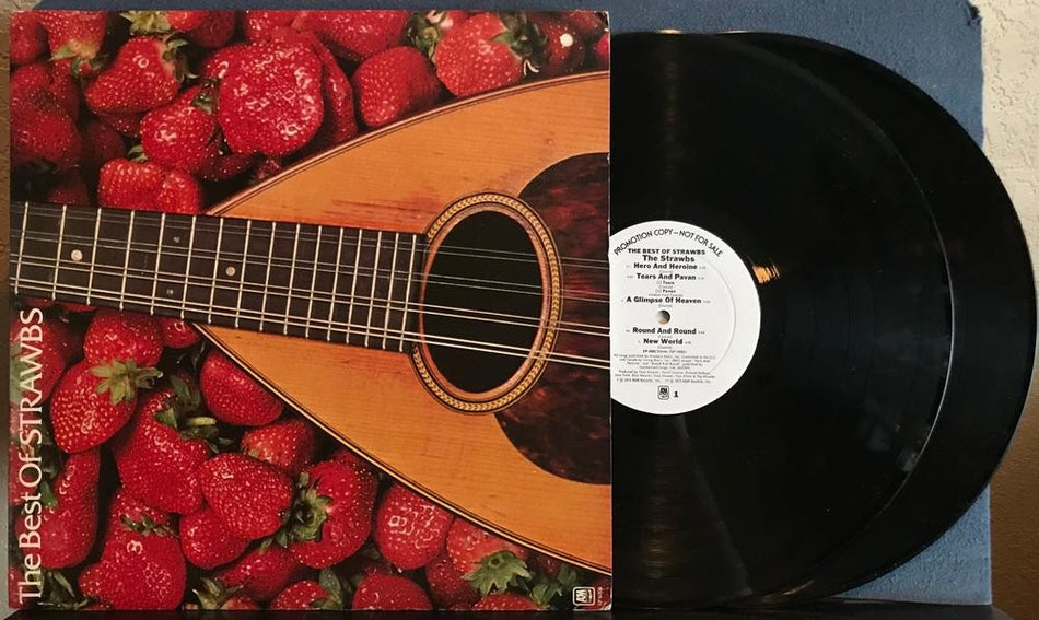 THE BEST OF STRAWBS~1978 A+M WHITE LABEL PROMO 2xLP COMP~MONARCH PRESS~PROG ROCK