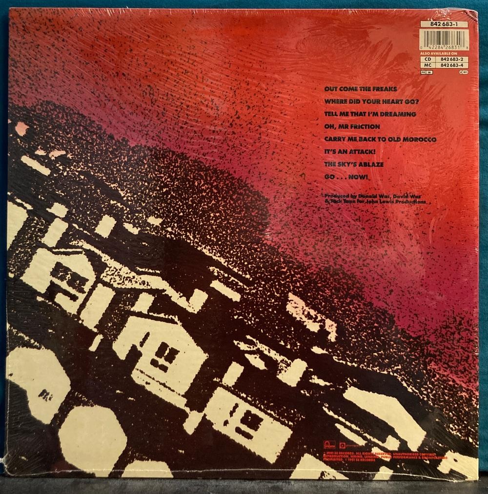 WAS (NOT WAS) SELF-TITLED~S/T ORIG 1981 ZE UK ISSUED LP~SEALED~AVANTE GARDE ROCK