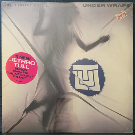 JETHRO TULL UNDER WRAPS~RARE SEALED 1984 CHRYSALIS LP~HYPE STICKER~IAN ANDERSON