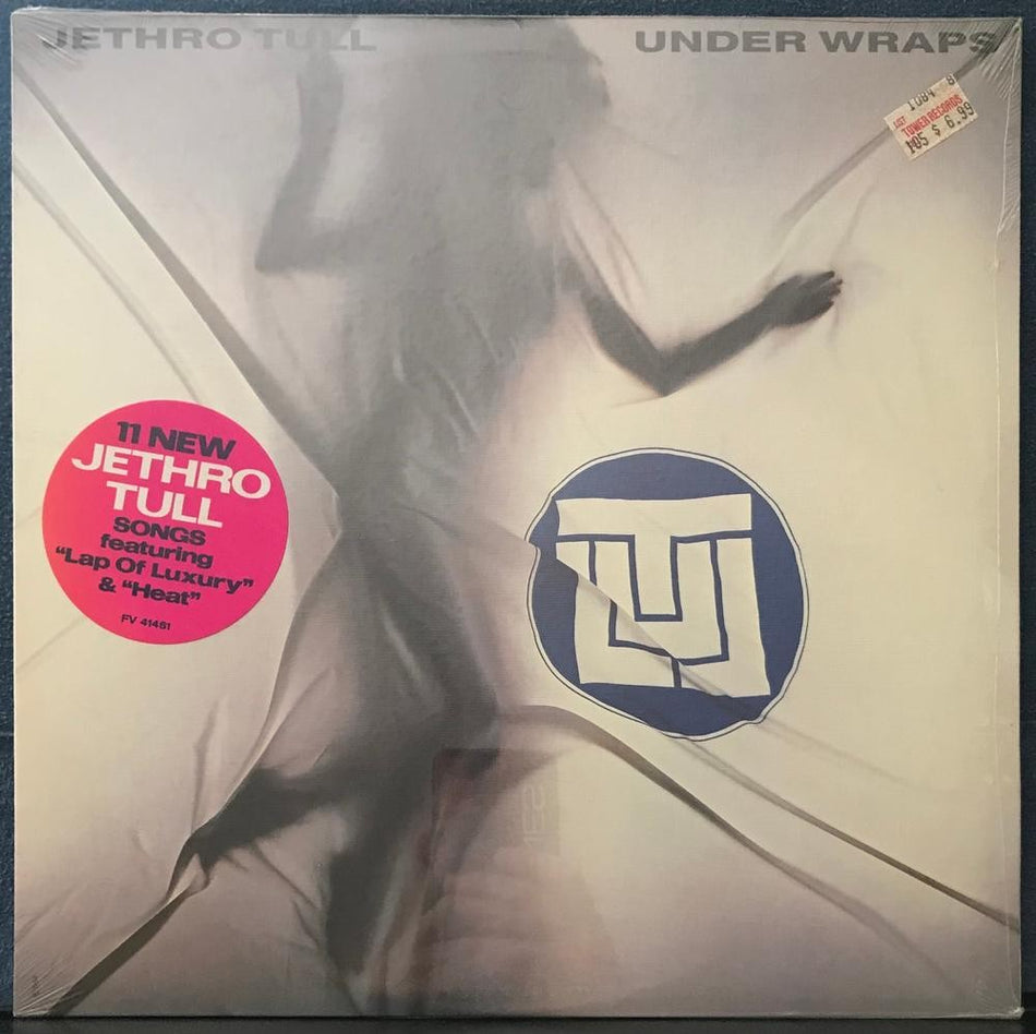 JETHRO TULL UNDER WRAPS~RARE SEALED 1984 CHRYSALIS LP~HYPE STICKER~IAN ANDERSON