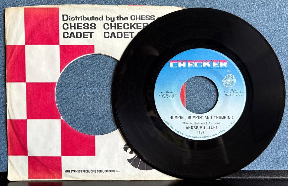 ANDRE WILLIAMS~STROKE /HUMPIN BUMPIN AND THUMPING~NM 1967 CHECKER 7-INCH 45 SNGL