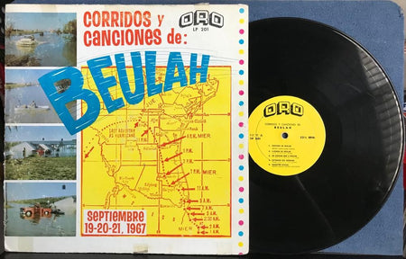 CORRIDOS Y CANCIONES DE BEULAH~BEULAH Y SUS CORRIDOS~RARE 1968 ORO LP 201 COMP