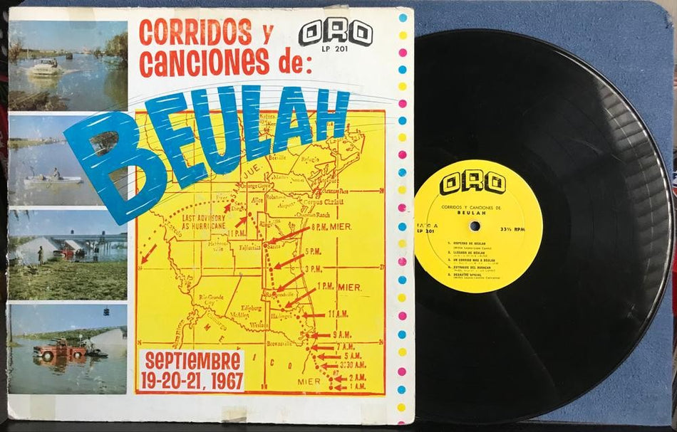 CORRIDOS Y CANCIONES DE BEULAH~BEULAH Y SUS CORRIDOS~RARE 1968 ORO LP 201 COMP