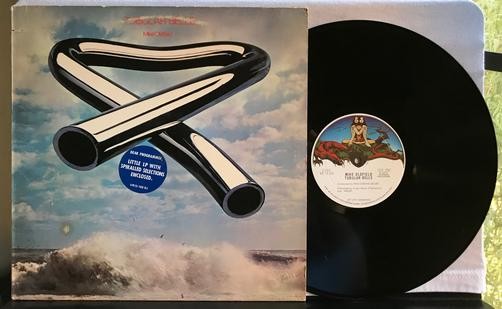 MIKE OLDFIELD TUBULAR BELLS~RARE ORIG 1973 PROMO LP~DJ HYPE STICKER~MONARCH