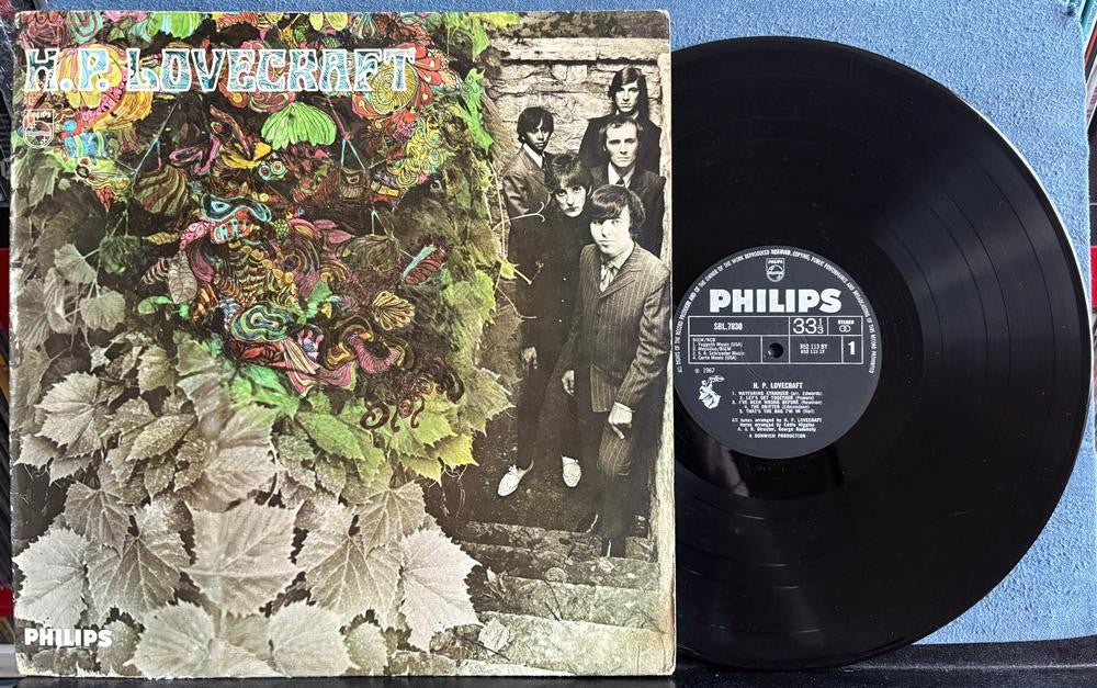 H.P. LOVECRAFT 1967 SELF-TITLED DEBUT LP~PHILIPS UK FIRST PRESS~PSYCH ROCK~ACID