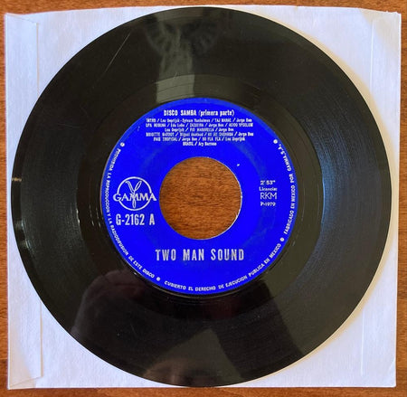 TWO MAN SOUND~DISCO SAMBA~1979 GAMMA MEXICO 7-INCH 45 SINGLE~LATIN DISCO~MIX-UP