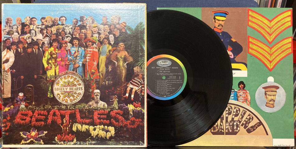 BEATLES SGT PEPPERS LONELY HEARTS CLUB BAND~RARE MONO 1st PRESS~LBL ERRS~INSERT