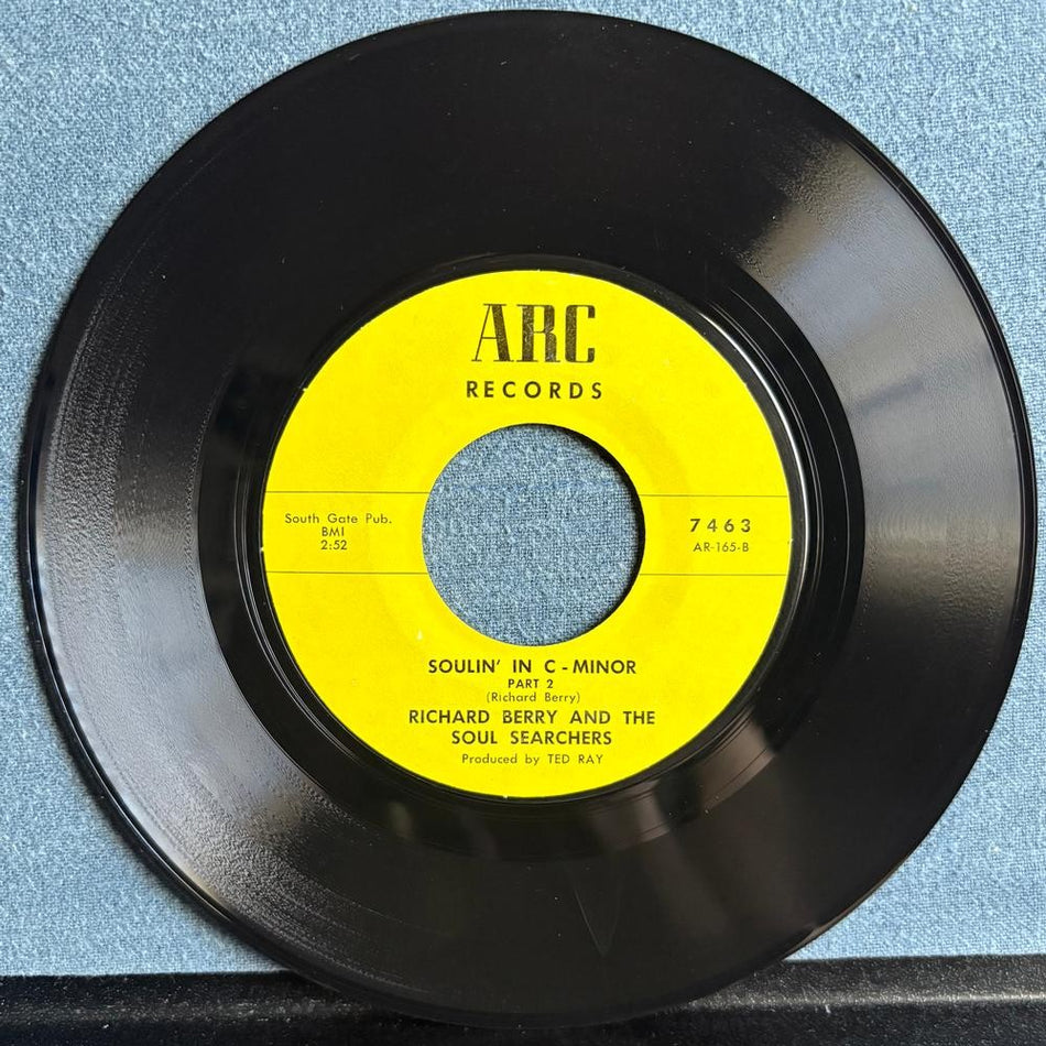 RICHARD BERRY +SOUL SEARCHERS~SOULIN IN C MINOR~'67 ARC 7-INCH 45 SNGL~JAZZ-FUNK