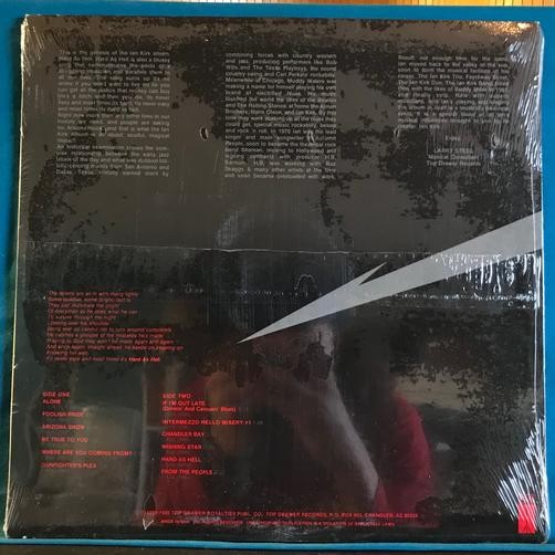 IAN KIRK HARD AS HELL~ORIG SEALED 1985 LP~ARIZONA PSYCH~AUTUMN PEOPLE