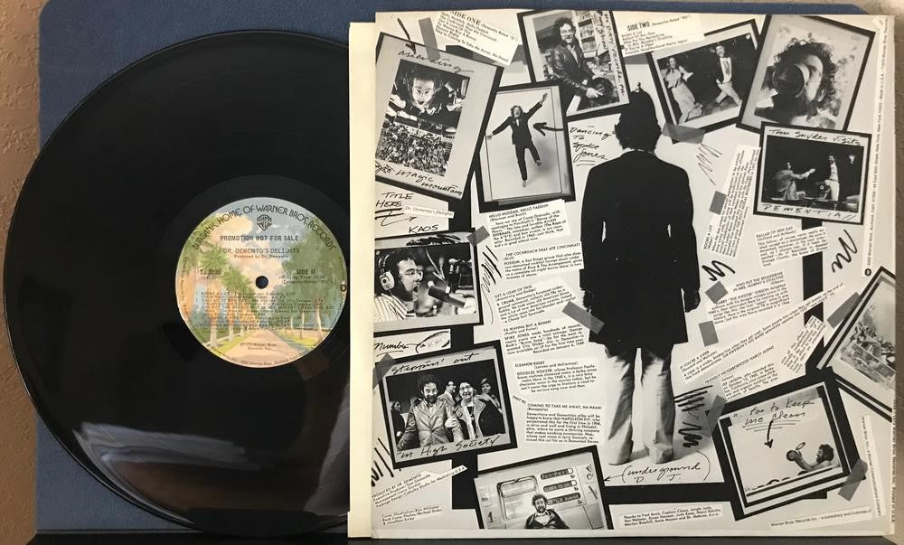 DR. DEMENTO'S DELIGHTS~1975 WARNER BROS. PROMO COMP. LP~VARIOUS~ODDBALL COMEDY