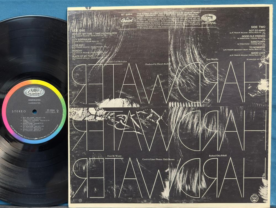 HARDWATER~S/T~NM ORIG 1968 HARD PSYCH FUZZ ACID LP~CAPITOL ST-2954~LA PRESS
