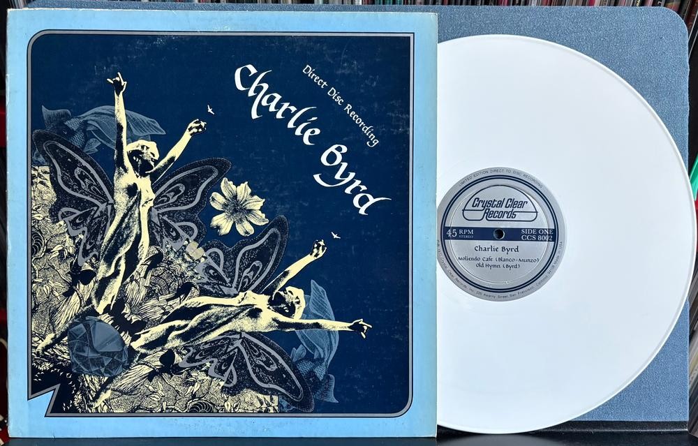 CHARLIE BYRD 1977 S/T LP~NM LTD CRYSTAL CLEAR DIRECT DISC AUDIOPHILE WHITE VINYL