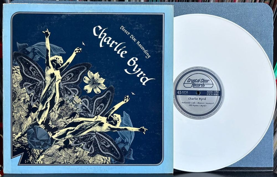 CHARLIE BYRD 1977 S/T LP~NM LTD CRYSTAL CLEAR DIRECT DISC AUDIOPHILE WHITE VINYL