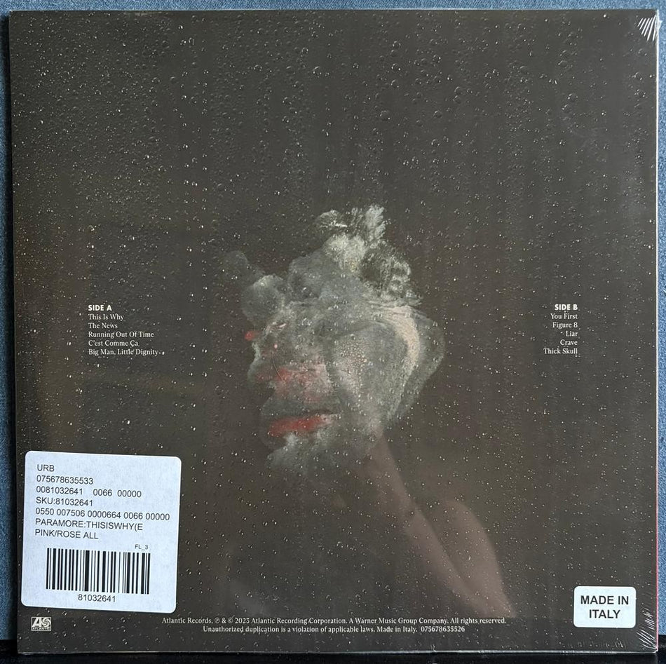 PARAMORE THIS IS WHY~SEALED LIMITED EDITION URBAN OUTFITTERS CORAL VINYL LP~ROCK