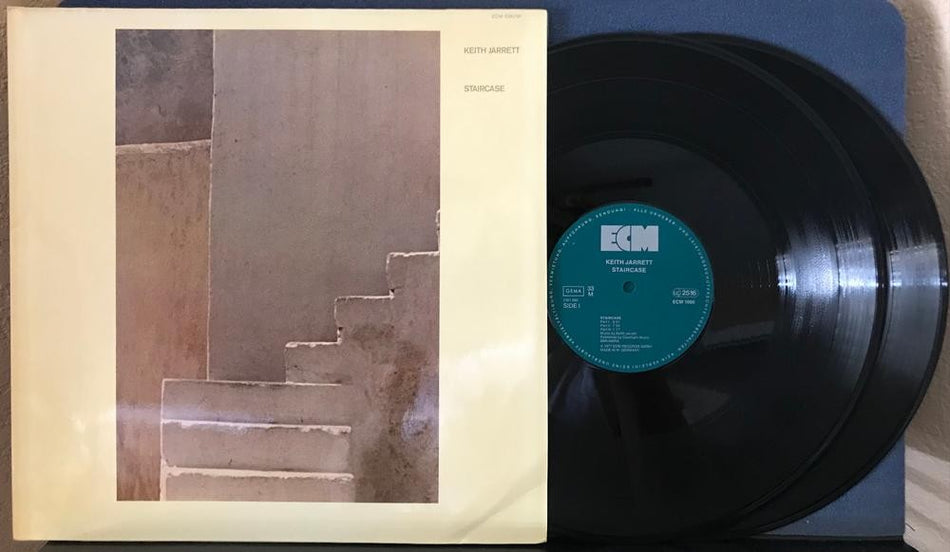 KEITH JARRETT STAIRCASE~NM ORIG 1977 ECM GERMAN GATEFOLD 2-LP~CONTEMPORARY JAZZ