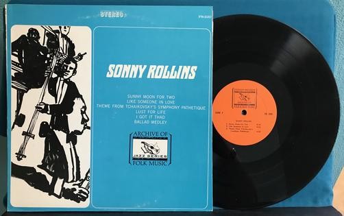 SONNY ROLLLINS S/T~NM-/SVG+ ORG 1957 EVEREST RECORDS LP~LUST FOR LIFE~THAD JONES