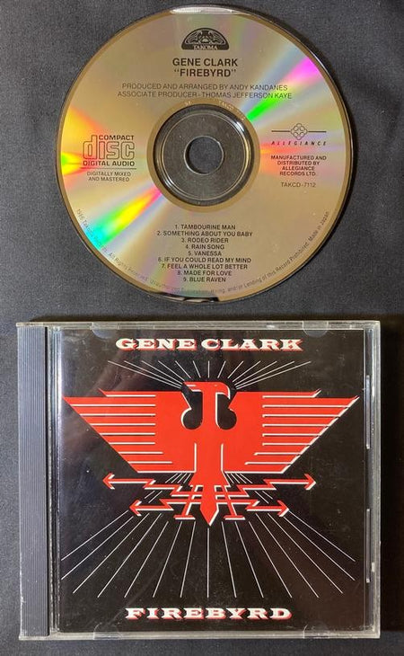 GENE CLARK FIREBYRD~NM 1984 TAKOMA / ALLEGIANCE JAPAN CD~TAKCD 7112~COUNTRY ROCK