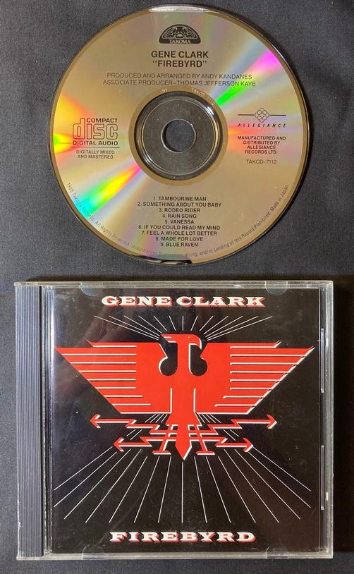 GENE CLARK FIREBYRD~NM 1984 TAKOMA / ALLEGIANCE JAPAN CD~TAKCD 7112~COUNTRY ROCK
