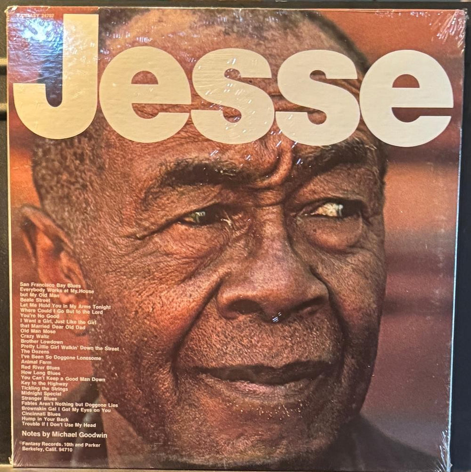JESSE FULLER BROTHER LOWDOWN~SEALED 1972 FANTASY 2LP~DELTA FOLK ACOUSTIC BLUES