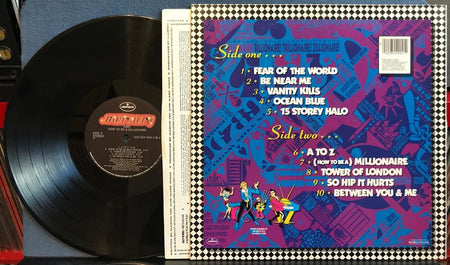 ABC HOW TO BE A ZILLIONAIRE!~1985 MERCURY PRC 1st PRESS LP~INNER~NEW WAVE~SYNTH