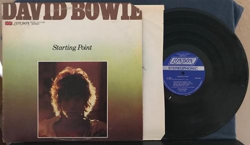 DAVID BOWIE STARTING POINT~NM RARE 1977 LONDON/DECCA US PROMO COPY LP~STERLING