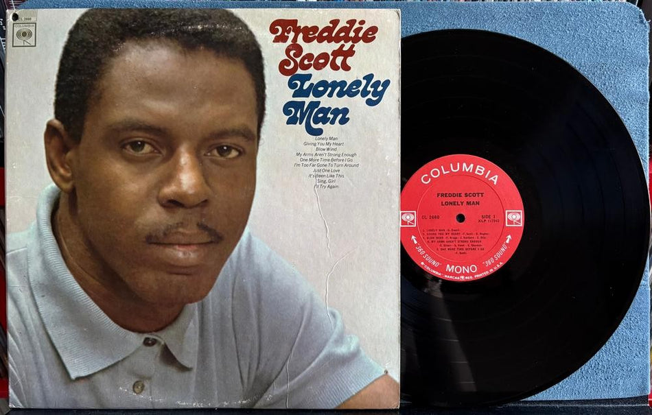 FREDDIE SCOTT LONELY MAN~NM- '67 COLUMBIA MONO 2-EYE 360 SOUND 1st PRESS LP~SOUL