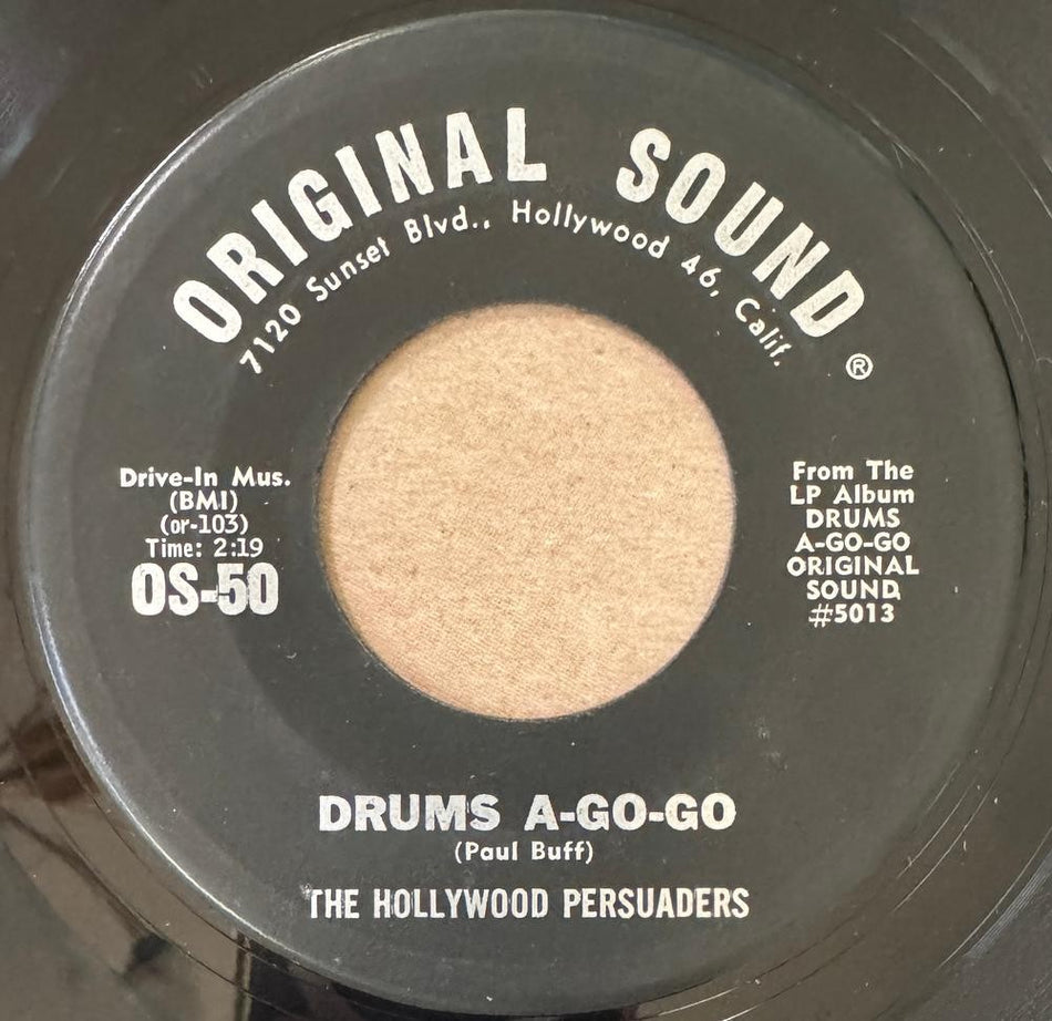 HOLLYWOOD PERSUADERS DRUMS A-GO-GO~1965 ORIGINAL SOUND~ZAPPA~GARAGE INSTRO