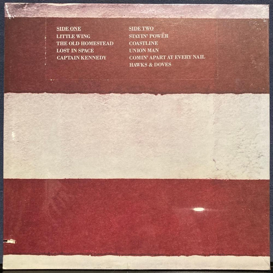 NEIL YOUNG HAWKS & DOVES~RARE SEALED ORIG 1980 REPRISE LP w/TRACK LIST STICKER
