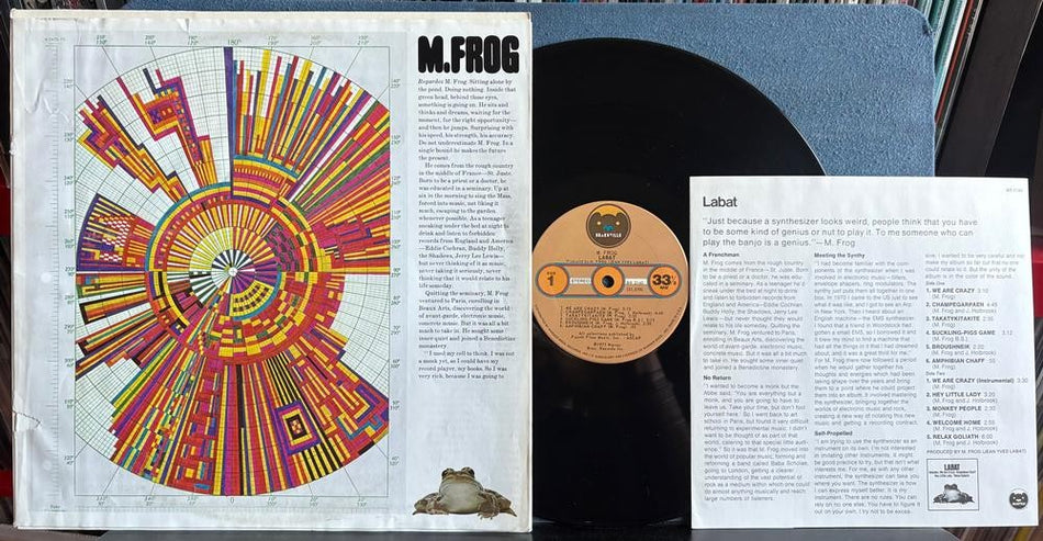 M. FROG 1973 SELF-TITLED LP~ORG BEARSVILLE 1st PRESS w/BOOKLET~INSERT~LABAT~PROG