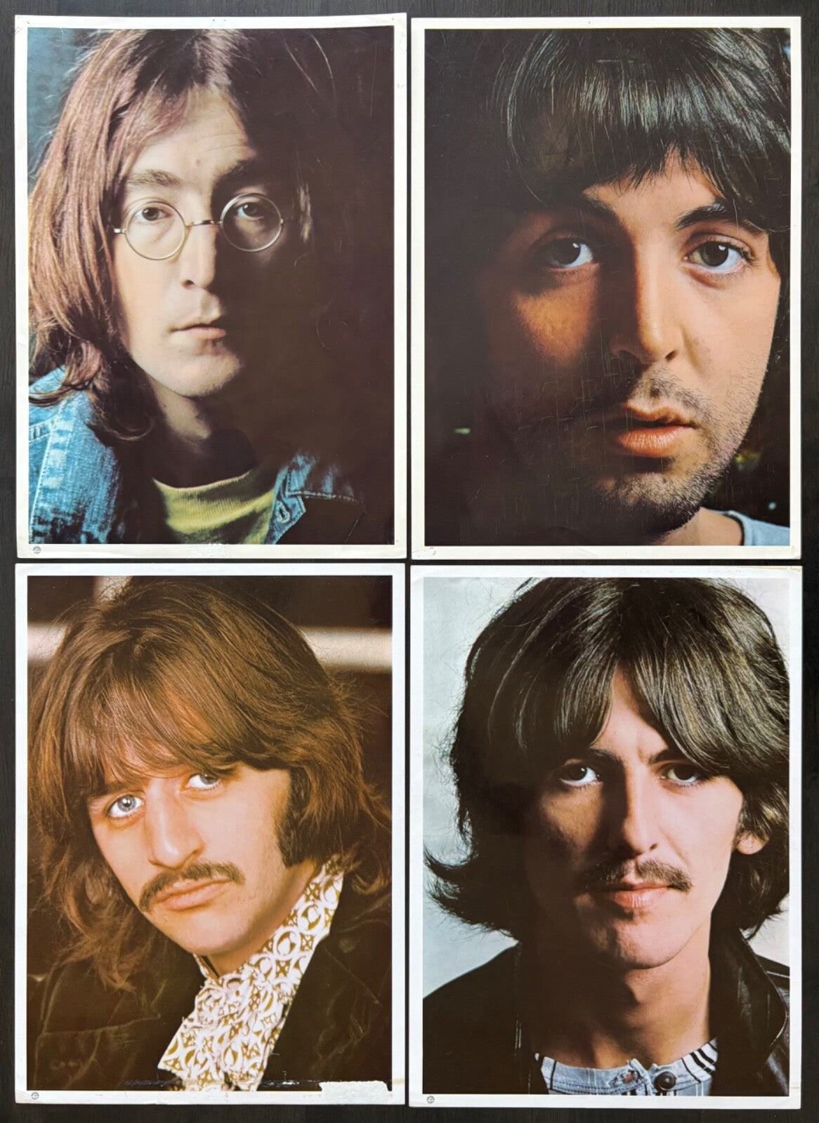 BEATLES WHITE ALBUM~RARE 1968 LP~7 LABEL ERRORS!!~NUMBERED COVER~POSTER~PICTURES