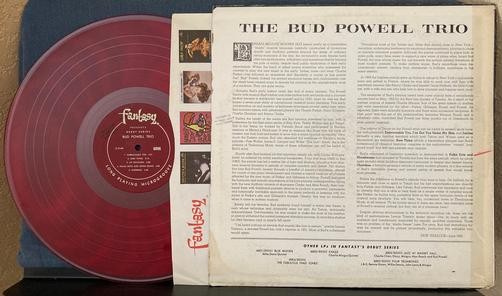 THE BUD POWELL TRIO~1962 MONO FANTASY REISSUE LP~TRANSLUCENT RED~MINGUS~ROACH