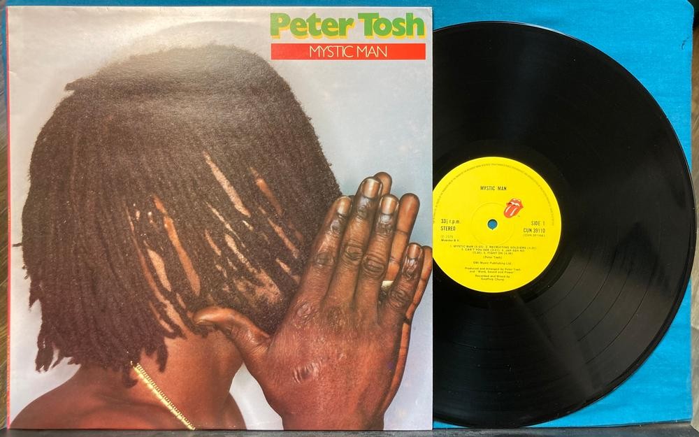 PETER TOSH MYSTIC MAN~NM 1979 ROLLING STONES RECS UK PROMO SAMPLE COPY LP~REGGAE