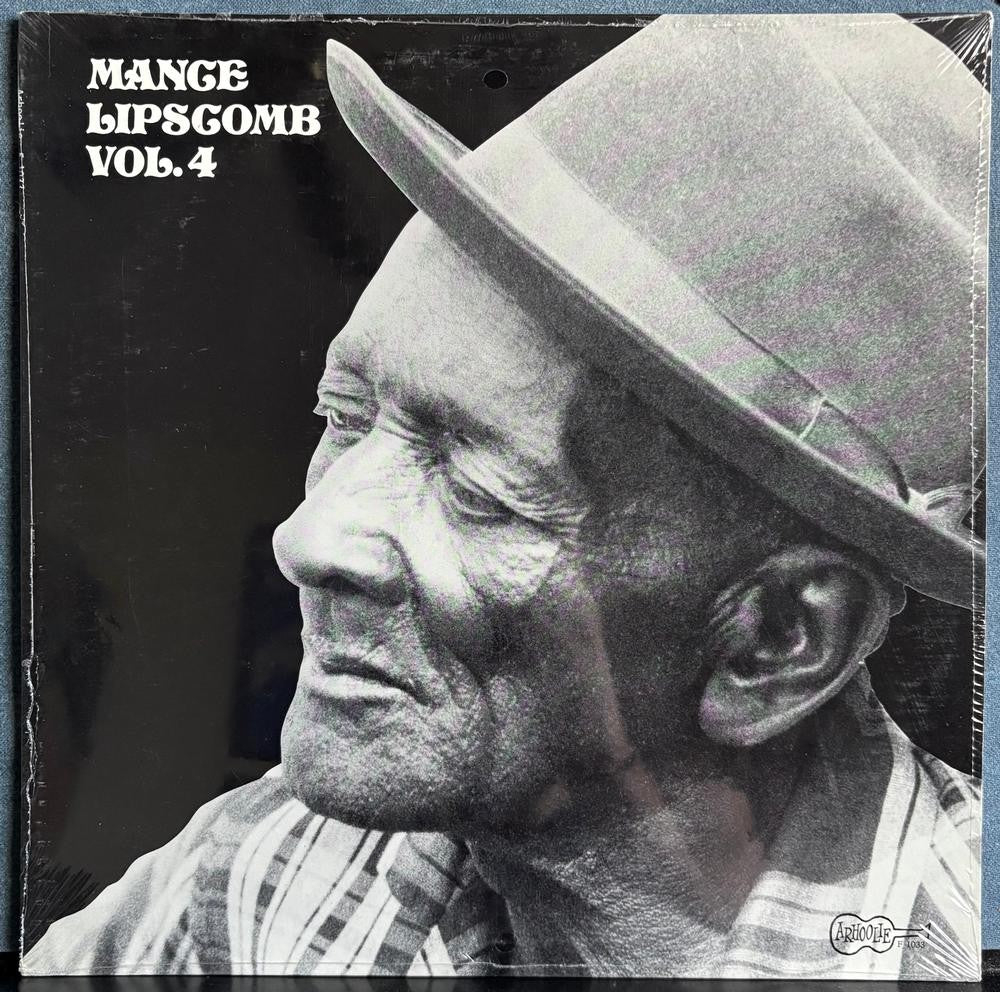 MANCE LIPSCOMB VOL. 4~SEALED 1970's ARHOOLIE RECORDS RE LP~F 1033~TEXAS BLUES